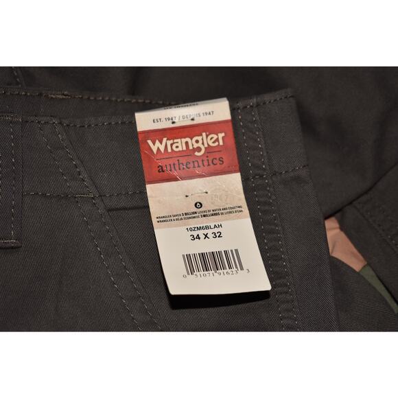 WRANGLER NEW $40 Relaxed Fit Cotton Cargo Pant‎ Gray Men's 34 - Picture 3 of 3